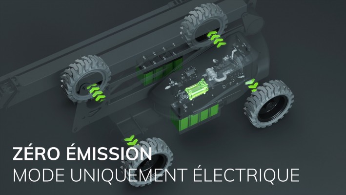 Niftylift Gen2 Hybride - Mode uniquement électrique pour un fonctionnement zéro émission