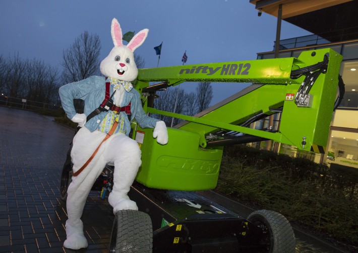 Nifty Easter Bunny Visit