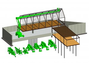 Niftylift BIM Model at Full Outreach